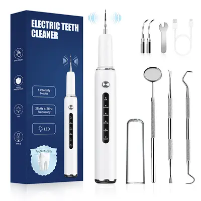 Ultrasonic Tartar Remover, Electric Teeth Cleaner and Water Flosser - 10