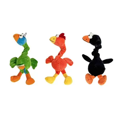 Squeaky Chick Dog Chew Toy, Bite-Resistant, Companion Toy - 6
