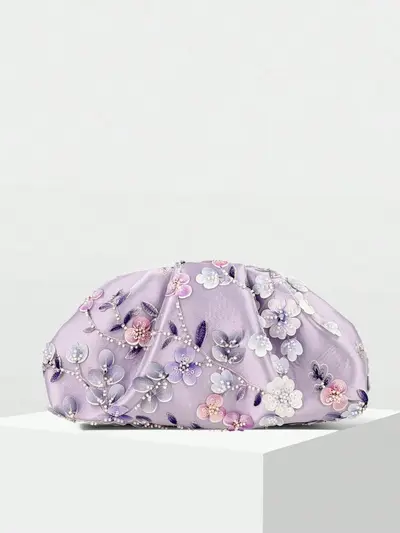 Damen-Strohhandtasche Freizeit geflochten Sommermodell - 11