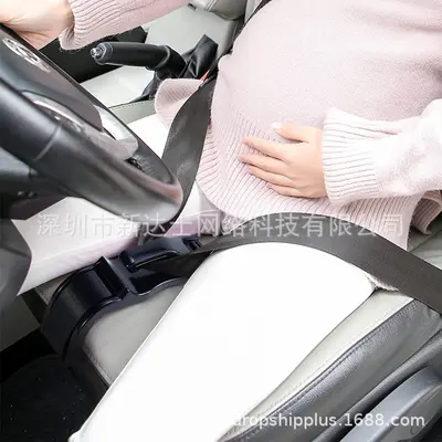 Pregnancy Seat Belt Adjuster with Belly Protection Shoulder Pad - 3