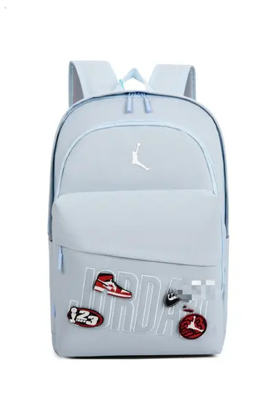 Trend Flying Man Magic Tape Starry Sky Large Capacity Dual Shoulder Backpack Student School Bag Unisex Casual Travel Backpack - 8