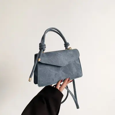 Women's Small Square Crossbody Bag, Simple Versatile Single-Shoulder Design - 8