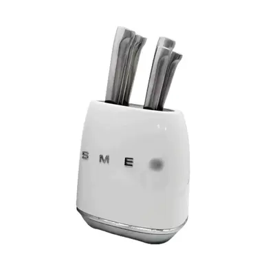 SM Smai EG Messerhalter Edelstahl Creme-Farbe
