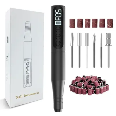Cross-border Professional Nail File Electric Nail Drill Manicure Grinding Polisher Nail Filing Pen Nail Art Grinding Machine - 2