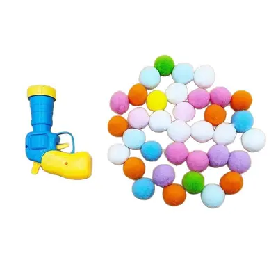 Cat Plush Ball Launcher, Interactive Silent Cat Toy