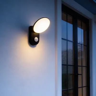 Wasserdichte LED-Außenwandleuchte mit Bewegungsmelder - 12