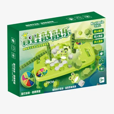 Детская настольная игра «Лягушка и кроты» для мальчиков, развивающая игрушка, интерактивная аркада для родителей и детей, подарочная коробка с призами, оптом - 6