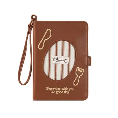 Cute Embroidered Passport Holder with Lanyard Travel Document Storage Bag Korean Style Simple Passport Cover Wholesale - 7