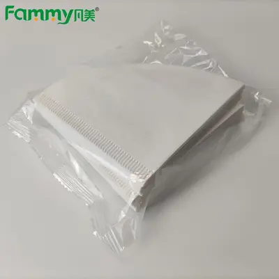 V01 Cone Coffee Filter Paper, Wood Pulp, for Pour-Over Brewing - 7