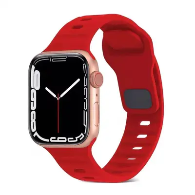 Silicone Strap with Diamond Buckle for Apple Watch Ultra 3 - 13