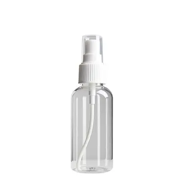 Mevcut şeffaf PET sprey şişe doldurma taşınabilir plastik şişe 100ml sprey şişe alkol sprey şişesi ambalaj boş şişe