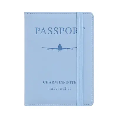 Pasaport koruma kılıfı, PU, elastik bantlı - 6