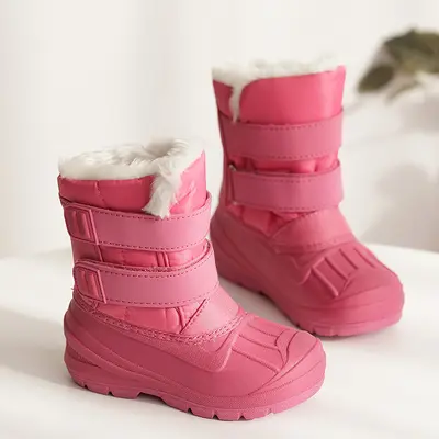 Kinder-Schneestiefel, Samtfutter, wasserdicht, rutschfest - 8