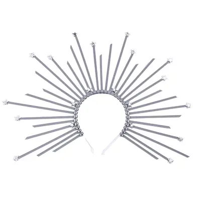 Amazon Taç Bandı Tanrıça Fermuar Kravat Halo Cadılar Bayramı Kostüm Şapkalar Cosplay Kravat Hairband