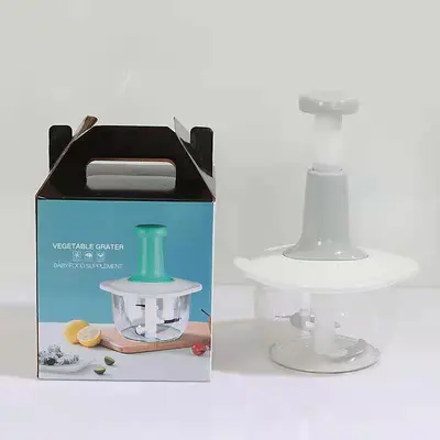 Manual food processor vegetable and meat grinder - 4