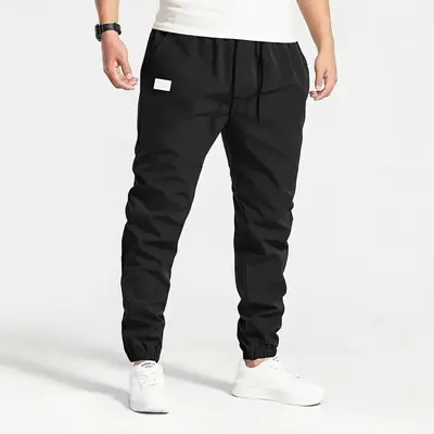 Men's cargo pants cross-border TEMU new Japanese style drawstring long pants loose sports casual sweatpants