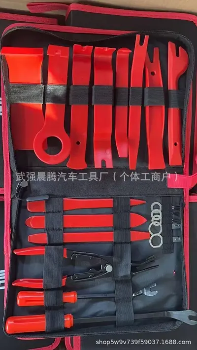 19-teiliges Auto-Audio-Demontagewerkzeug-Set mit Tasche - 8