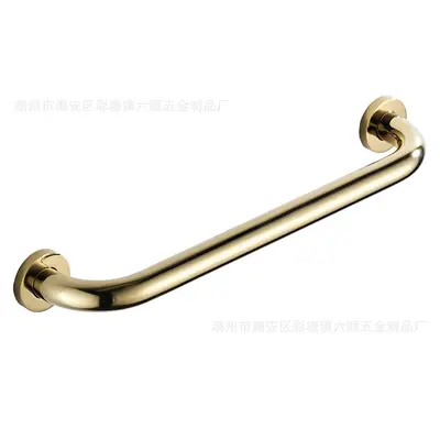 Stainless Steel Gold U-Shaped Elbow Door Handle and Handrail
