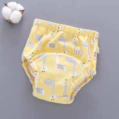Washable 6-Layer Gauze Baby Training Pants, Breathable - 8