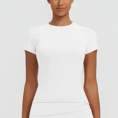 Women's Quick-Dry Thin Breathable Yoga Top T-Shirt, High Stretch - 7