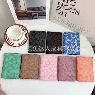 Passport wallet, unisex multi-card holder