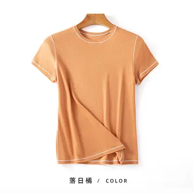 Silk and Lyocell Blend T-Shirt, Antibacterial, Breathable - 9