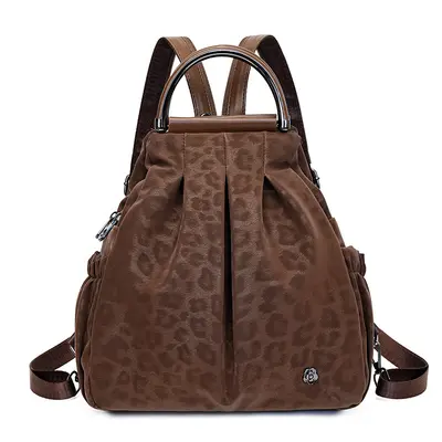 Multi-Purpose Crossbody Backpack, Single Shoulder Strap, Light Luxury Texture for Women - 6