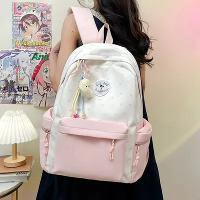 Women's Casual Backpack, Artistic Style, for Primary School and Commuting - 4