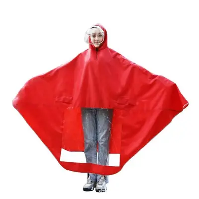 Vergrößerte Fahrrad-Regenponcho Vollschutz - 3