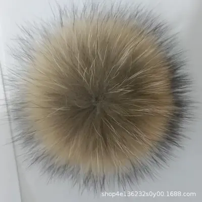 Rabbit Fur Ball Cat Toy, Real Fur, Chew-Resistant - 8