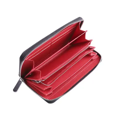 Men's Long Wallet with Zipper, Large Capacity Clutch Wallet - 8
