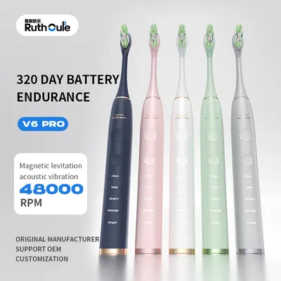 V6Pro ultrasonik elektrikli diş fırçası, manyetik başlık