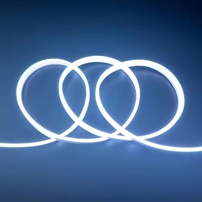 LED Silikon Neon Işık Şeridi 12V Esnek Süper Yüksek Parlaklık Dış Mekan Su Geçirmez Reklam Tabelası Şekil Yazı Yumuşak Işık Şeridi - 8
