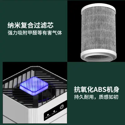 USB Portable Air Purifier with Negative Ion and Formaldehyde Filter - 5
