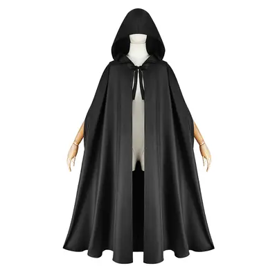 Medieval Wool Cloak, Hobbit Elf Cosplay Cape, Renaissance - 12