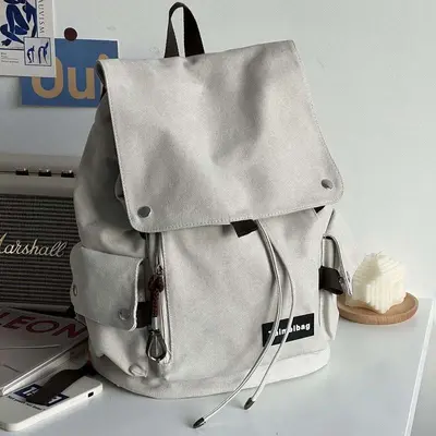 Herren-Laptoprucksack mit Klappdeckel im koreanischen Stil - 4
