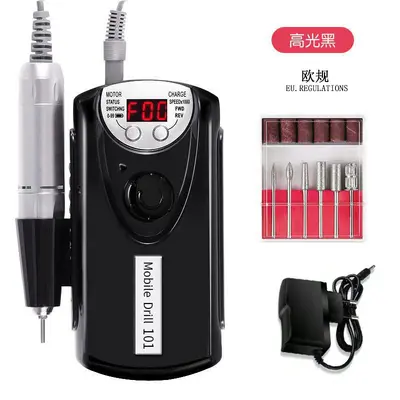 Rechargeable 101 nail polisher nail polishing pen nail buffer nail file electric nail polisher LED - 12