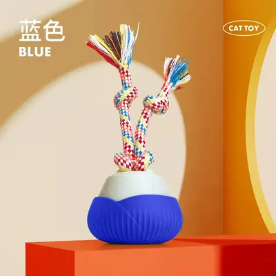 Smart Cat Toy Ball with Rope, Automatic Rolling Set - 9