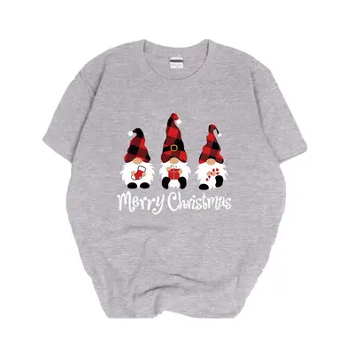 Christmas Iron-On Heat Transfer Patterns, Plaid Letter Designs for Clothing