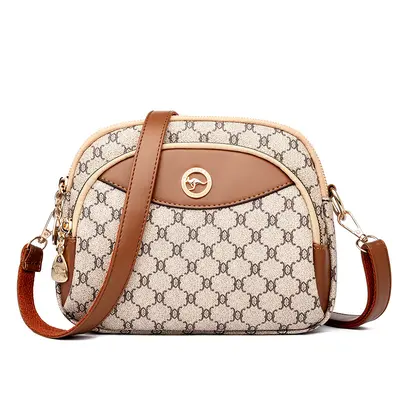 Women's Shoulder Bag, Leather-Look, Multi-Layer, 2026 Korean Style - 9