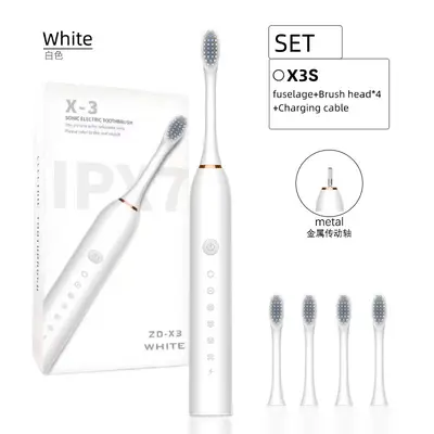 Rechargeable Electric Toothbrush, Soft Bristles, Portable - 13