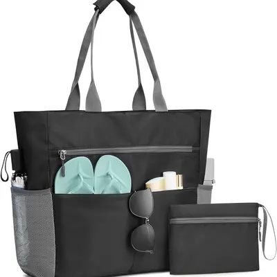 Foldable Beach Bag, Multifunctional for Swimming and Gym - 7