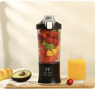 Portable electric fruit juicer, ice crushing, rechargeable - 8