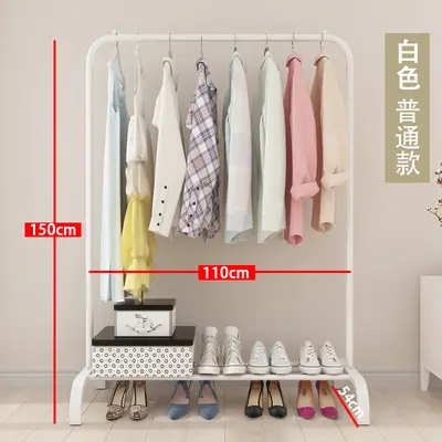 Freestanding Clothes Rack for Bedroom, Simple Coat Rack - 8