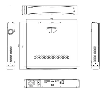 Hikvision iDS-7932NX-Z4/X NVR, 32 kanal, 4 disk, akıllı