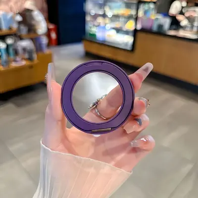 Metal 360° Rotating Adhesive Phone Holder with Magnetic Car Mount - 10