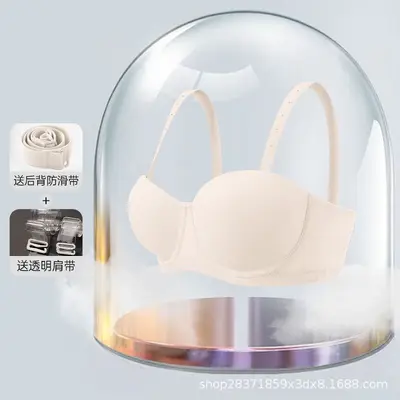 Strapless Push-Up Seamless Women's Bra for Large Busts - 9