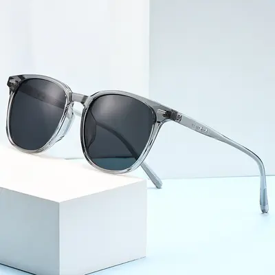 Retro Square Sunglasses for Small Faces, Anti-UV, Unisex - 10