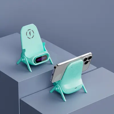 2026 Yaratıcı telefon standı, küçük sandalye tarzı kablosuz şarj cihazı, tembel telefon tutucusu, program izlemek için stand, sınır ötesi. - 9