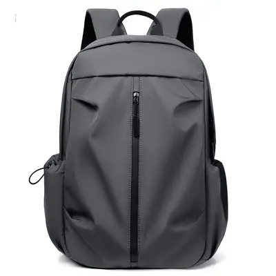 Korean-Style Unisex Backpack with Laptop Compartment, Lightweight, Large Capacity - 11